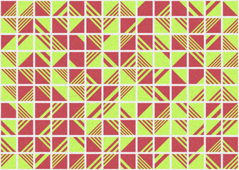 Abstract Geometric Pattern generative computational art illustration