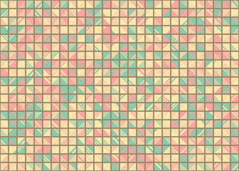 Abstract Geometric Pattern generative computational art illustration