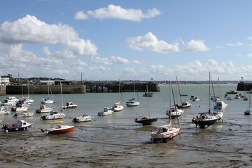 Le port de Granville dans la Manche