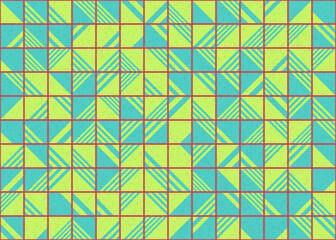 Abstract Geometric Pattern generative computational art illustration