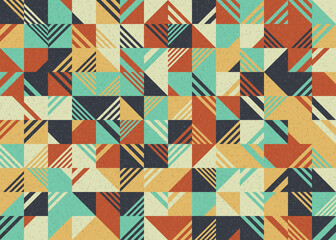 Abstract Geometric Pattern generative computational art illustration