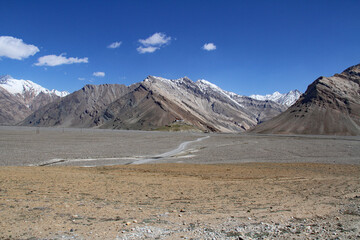 View from Rangdum Monastery  in the Suru Valley, in Zanskar Ladakh India