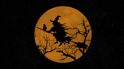 scary halloween background