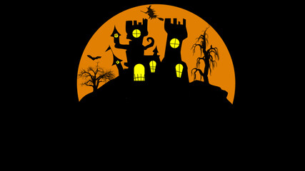 scary halloween background