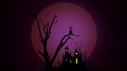 scary halloween background