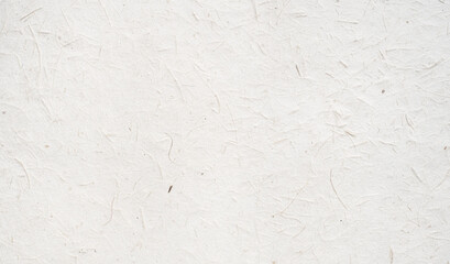 White craft paper texture background from made natural leaves. Recycled paper texture background banner concept.