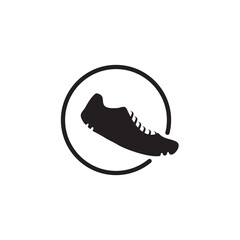 Man shoes factory company logo design
