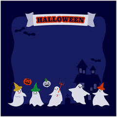 ハロウィン　キャラクター　イラスト