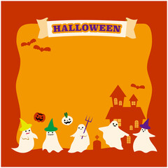 ハロウィン　キャラクター　イラスト