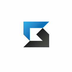 Geometric of Letter G C Business Company logo design