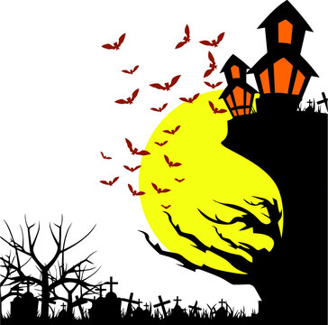 Halloween Night Illustration