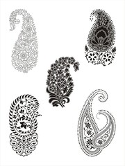 vintage paisley floral designs , Hindu wedding, Rajasthan, royal India © SIRIUS*