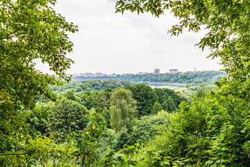 View from the park-museum Kolomenskoye in Moscow, Russia