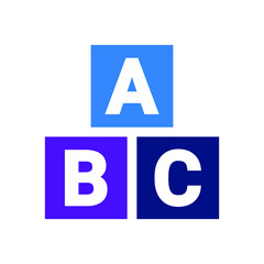 Alphabet, capitals, English, ABC icon. Editable vector graphics.