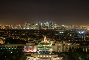 Fototapeta na wymiar Eiffel Tower ,tower, Paris, France Night time