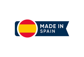 Made in Spain vector design
