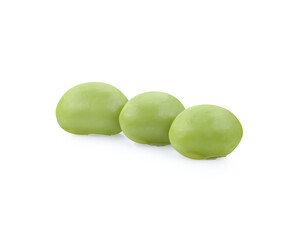 edamame beans isolated on white background