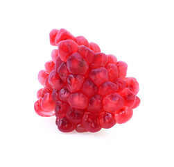 Pomegranate on a white background