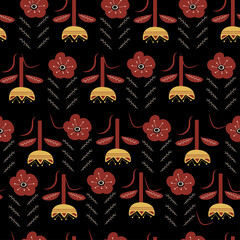 Symbol flowers pattern
