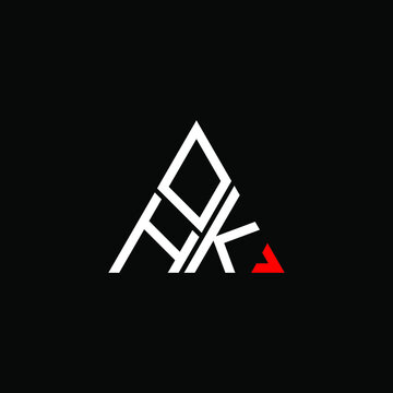 DHK letter logo creative design. DHK unique design, OHK letter logo creative design. OHK unique design

