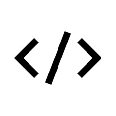 Obraz premium Code Icon