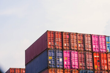 Industrial container yard for logistics, import and export businesses