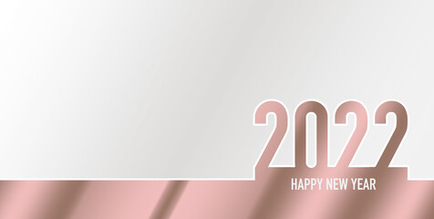 Happy New Year 2022 postcard