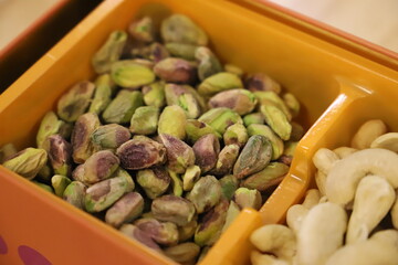 Exquisite Pistachios in Box: Premium Organic Pistachios Elegantly Curated for Elite Gifting and Nutritious, Deluxe Snacking - Captivating Image