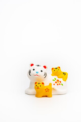 2022年の干支は壬寅（みずのえ・とら）虎　寅年の年賀状素材