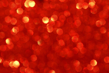 Abstract bokeh background. Defocused christmas lights. Party, holiday and festive concept. Invitation card theme