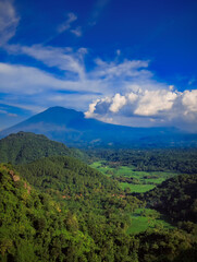 rajagaluh hills panorama