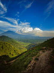 Obraz na płótnie Canvas rajagaluh hills panorama
