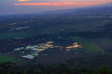 sunrise from the mountain