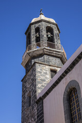 Santo Domingo church inaugurated towards the end of the 17th century by the Dominicans. La Orotava,...