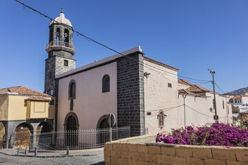 Santo Domingo church inaugurated towards the end of the 17th century by the Dominicans. La Orotava,...
