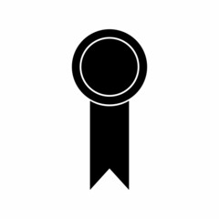 Medal icon. Simple, high quality and suitable for your design. Flat design vector illustration on a white background. Winner, quality, guarantee, ribbon.