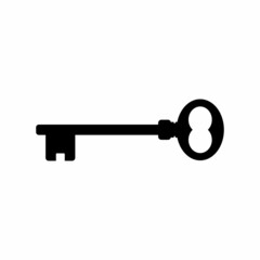 Old key icon. Simple, high quality and suitable for your design. Flat design vector illustration on a white background.