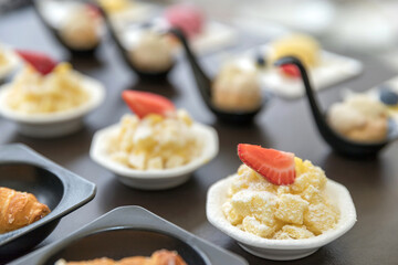 Assorted mini dessert