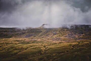 Hills in the Yorkshire Dales, England