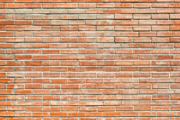 Red Brick Wall Pattern Texture Background.