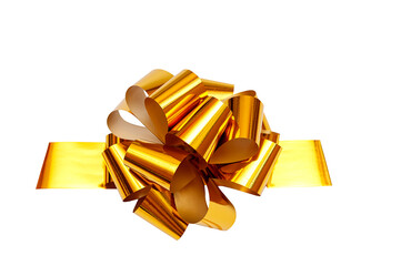 Gift ribbon isolated on white background.