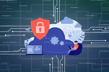 2d illustration business leadership concept

