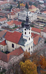 Fototapeta premium Cathedral of Saint Teresa of Avila in Bjelovar, Croatia