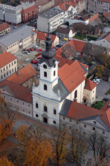 Fototapeta premium Cathedral of Saint Teresa of Avila in Bjelovar, Croatia