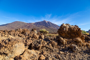 landscape with blue sky
