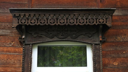 traditional wooden carving of Penza, Russia