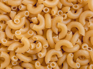 raw  macaroni pasta macro