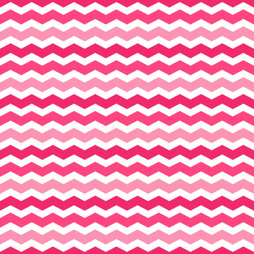 Seamless pattern with pink chevron.