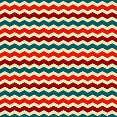Seamless pattern with colorful chevron.