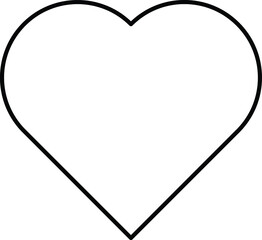 Heart Vector icon that can easily modify or edit

